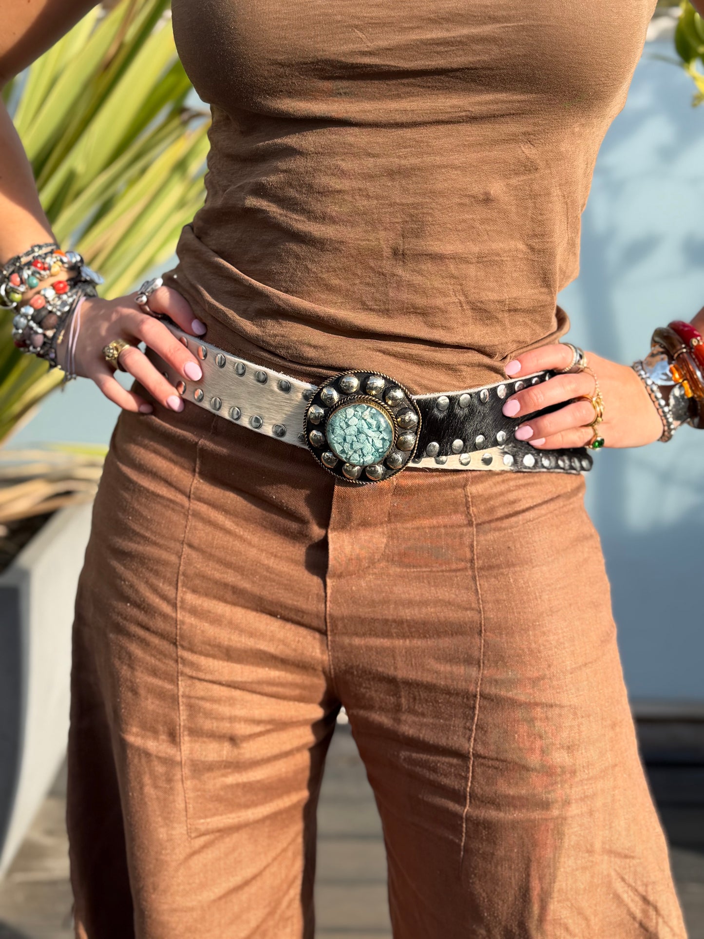 Round Cowboy Belt