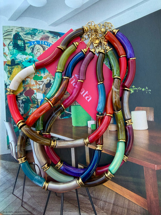 Bambú Necklaces