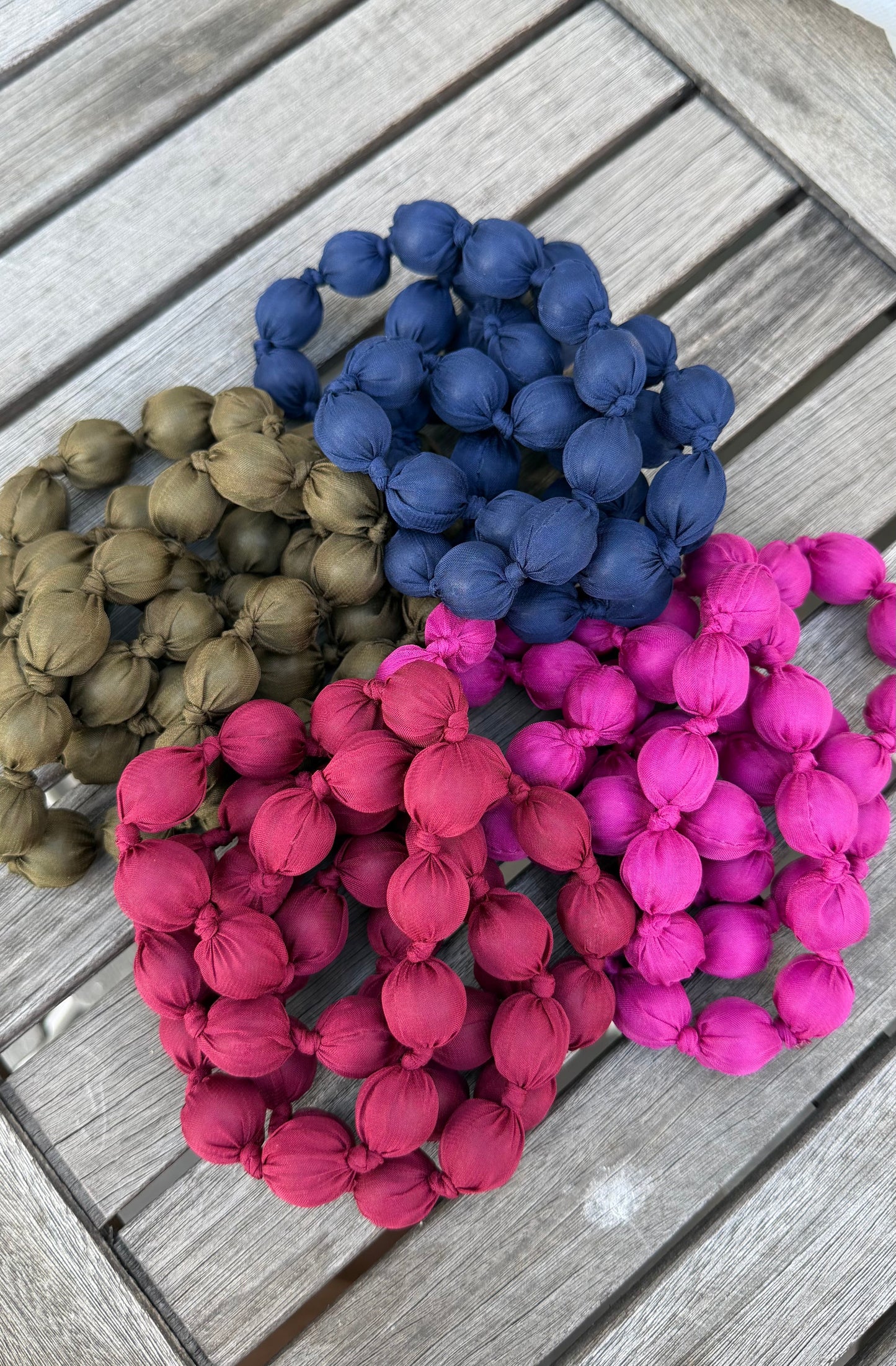 Statement Silk Necklace
