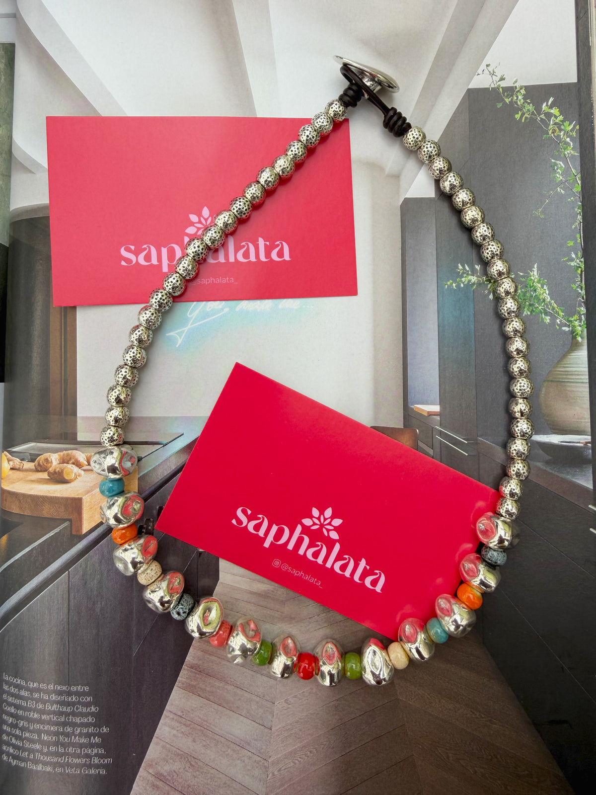 Confetti Silver Necklace