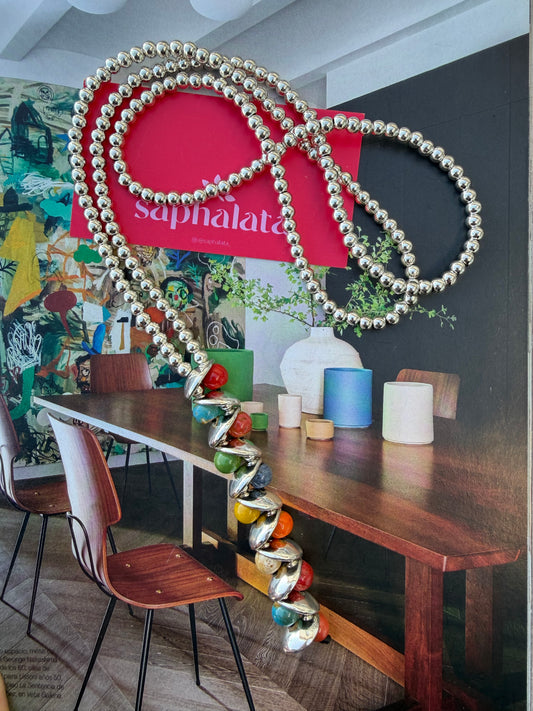 Double Confetti Long Necklace