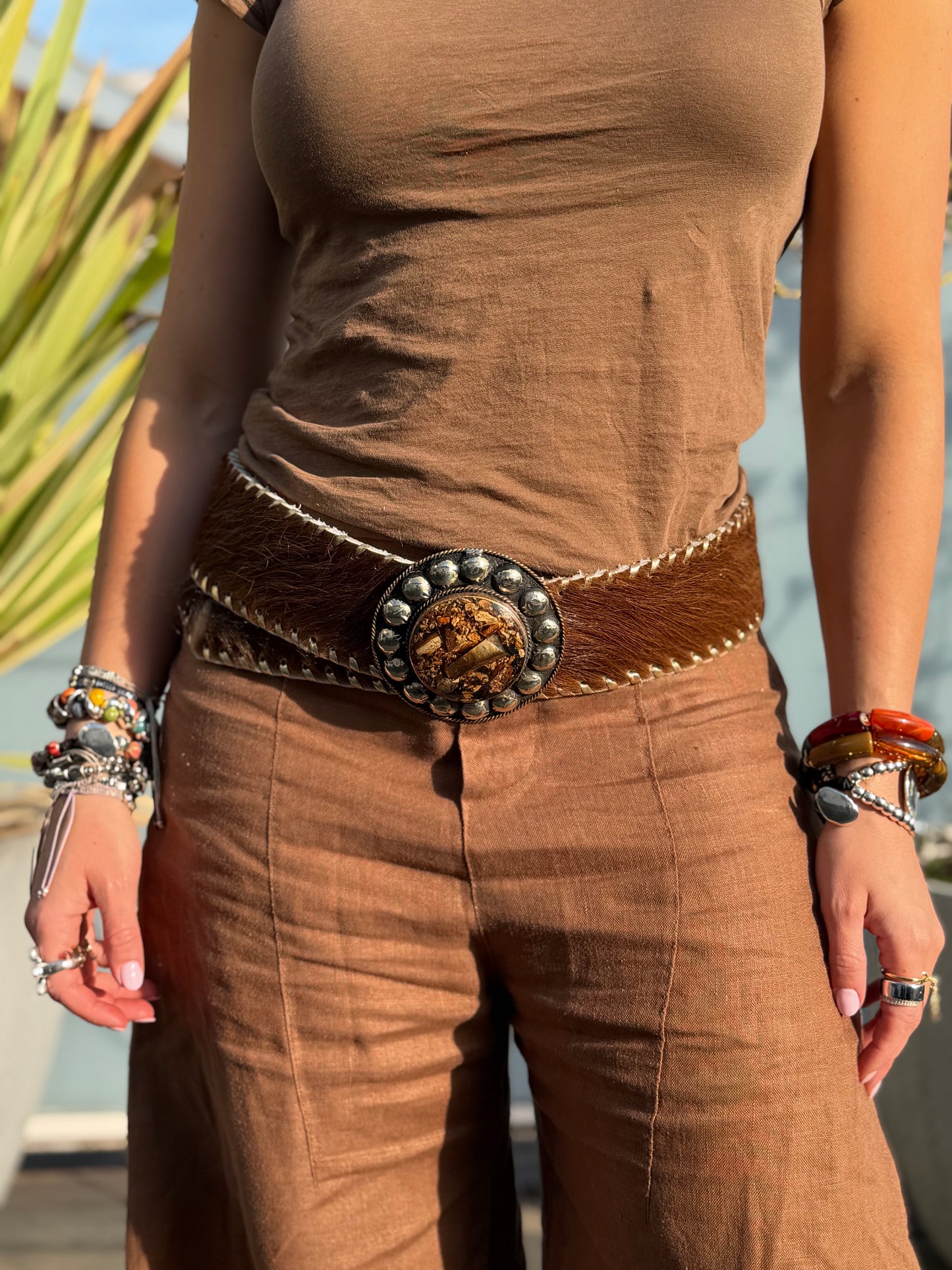 Big Round Cowboy Belt