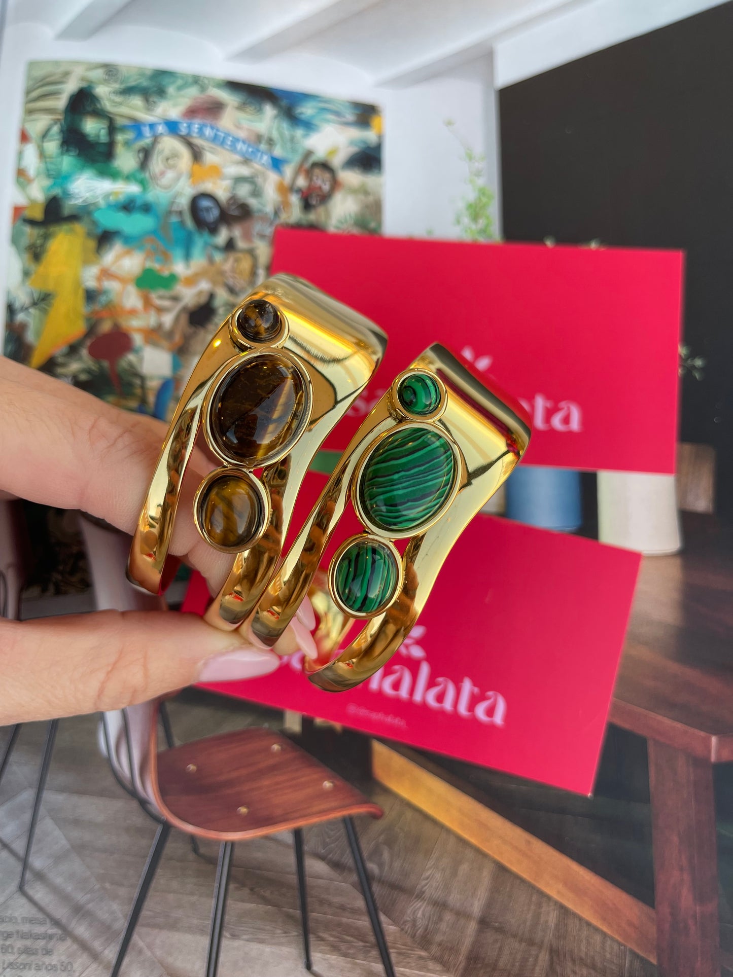 Stones Cuff Bracelet