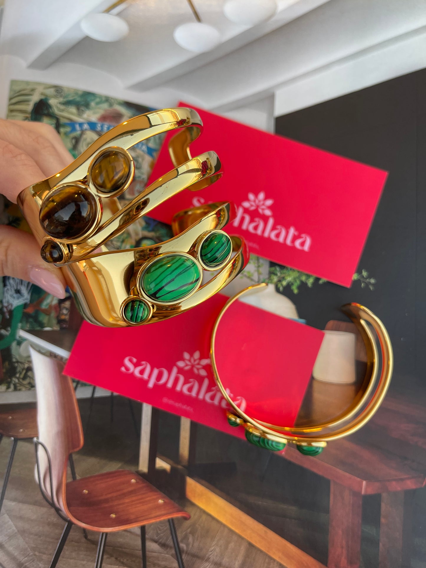 Stones Cuff Bracelet