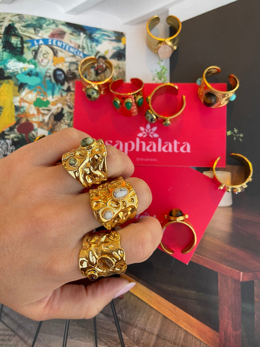 Irregular Natural Stone Ring