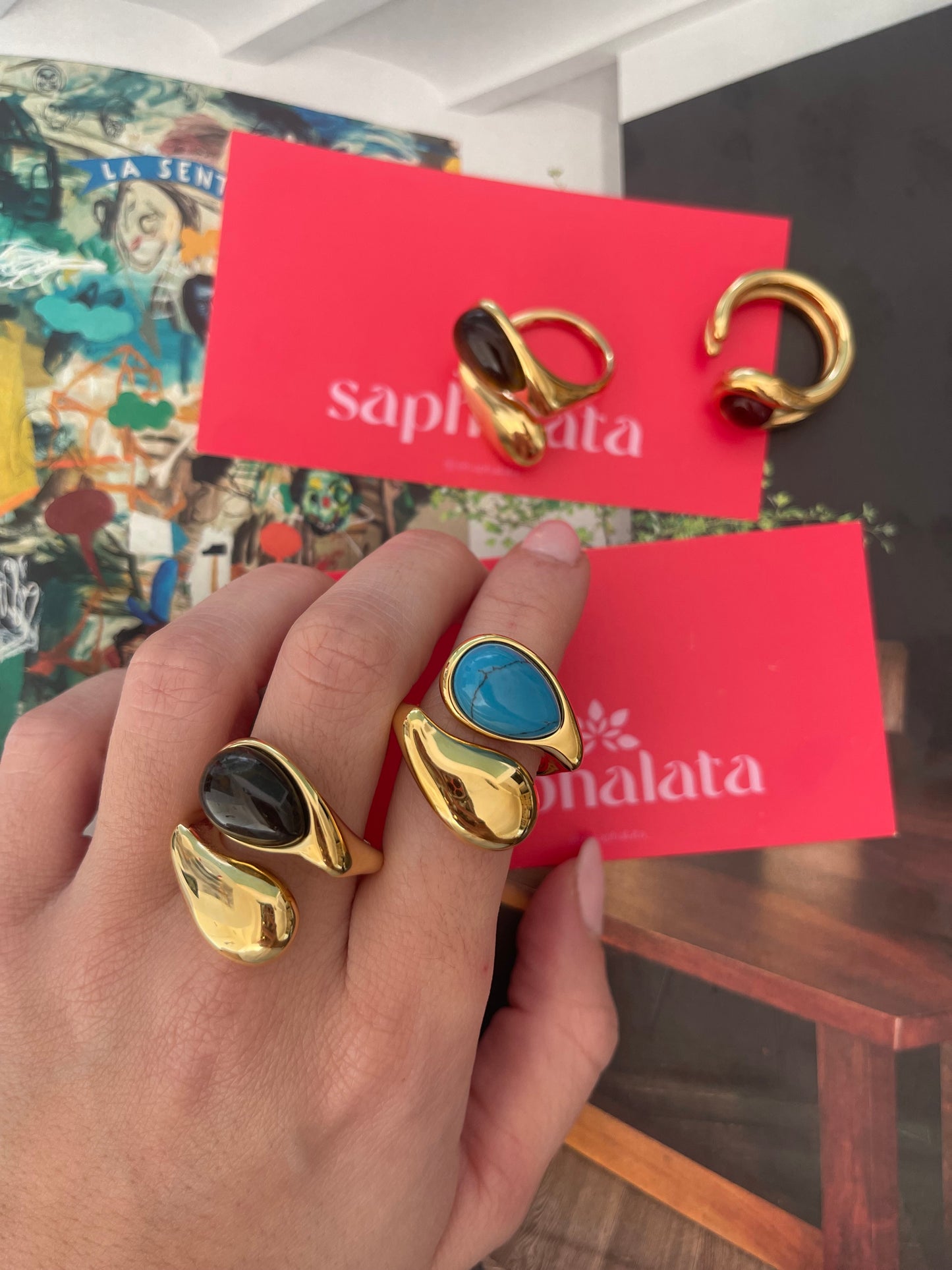Stone Asymmetric Ring