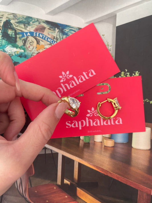 Teardrop Hoops Earrings