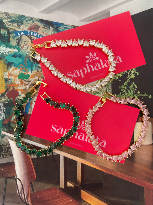 Crystal Heart Bracelet