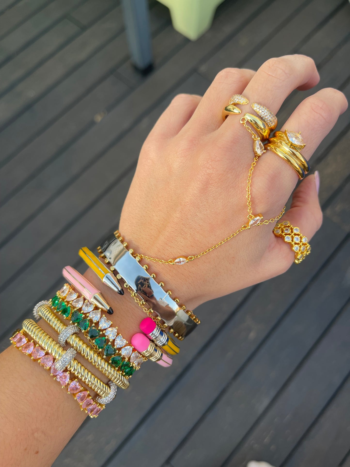 Crystal Heart Bracelet