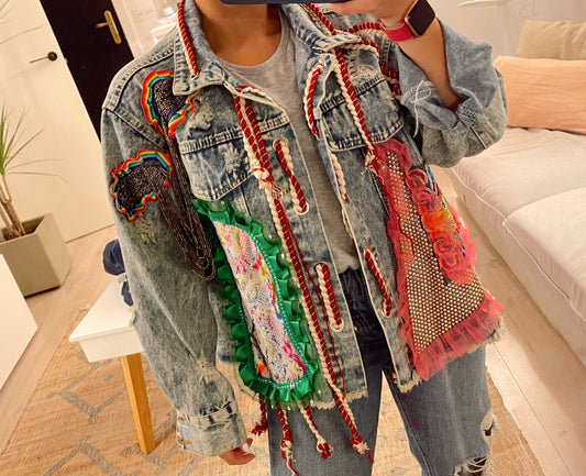 Patch Denim Jacket