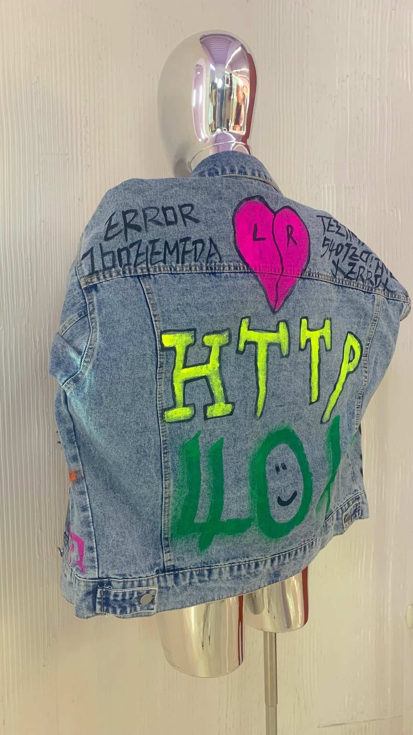 Graffiti Denim Jacket