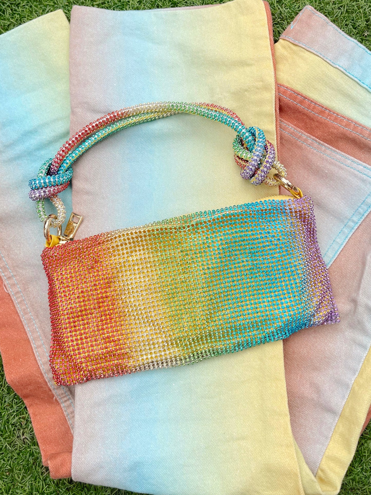 Shining rainbow bag