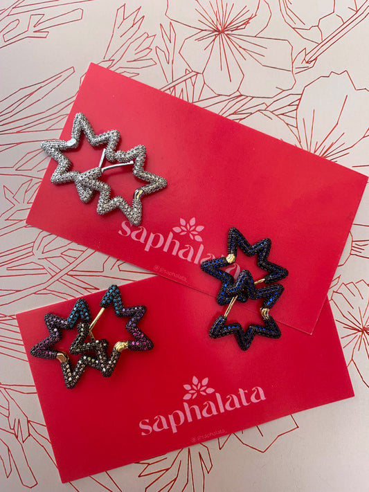 Star Sparkling Earrings